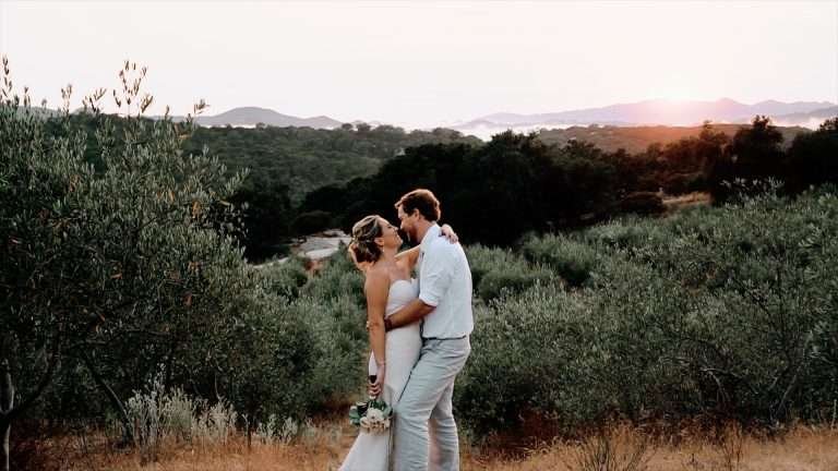 Sunset Vineyard Wedding Video